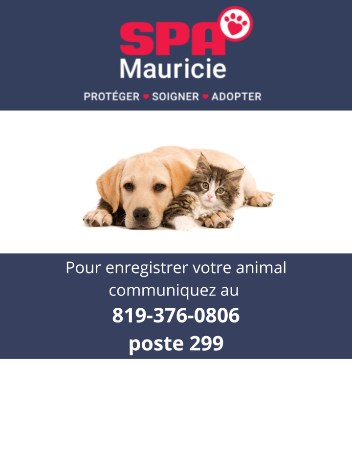 Nouvelle entente avec la SPA Mauricie